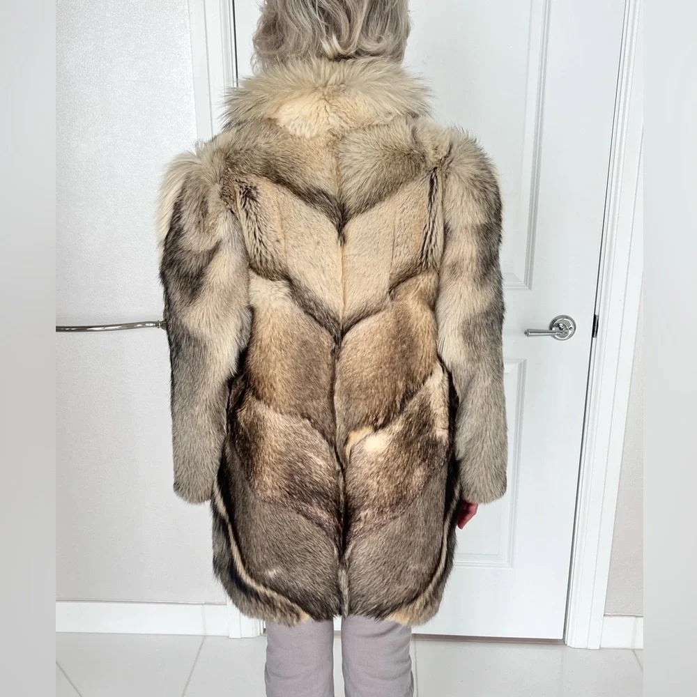 Real fur coat, size L - Picture 4 of 17